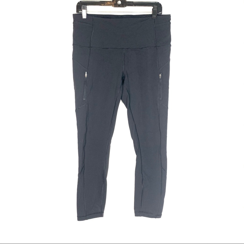 Lululemon | zip pocket 7/8 high rise legging